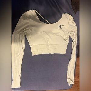Runners Empire crop long sleeve workout shirt